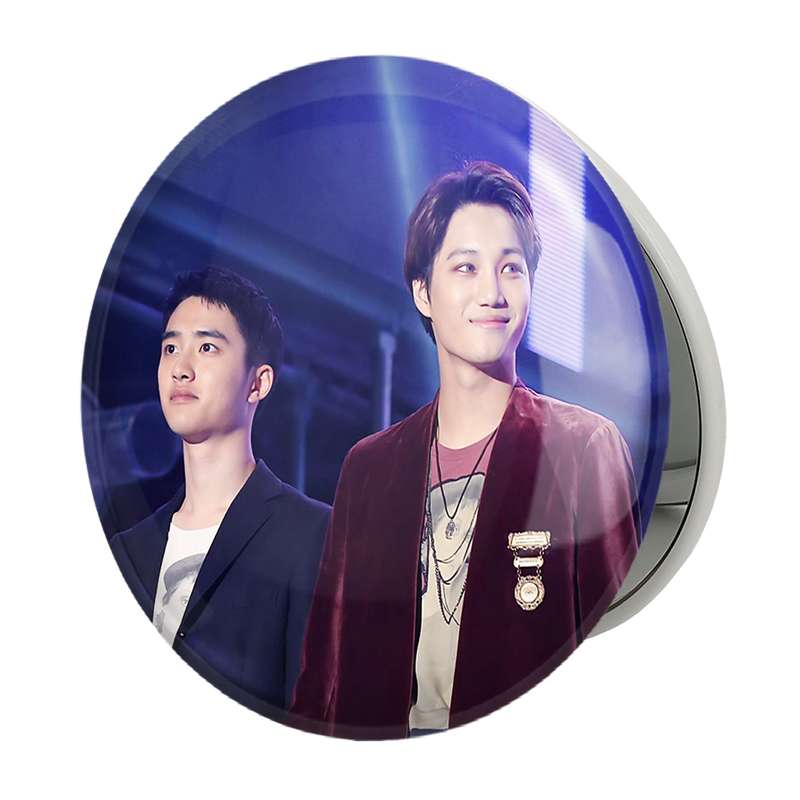 آینه جیبی خندالو طرح گروه اکسو EXO مدل تاشو کد 13581
