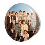آینه جیبی خندالو طرح گروه سونتین Seventeen مدل تاشو کد 12485