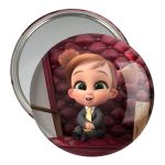 آینه جیبی خندالو مدل بچه رئیس Boss Baby کد 12531