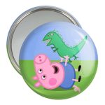 آینه جیبی خندالو مدل جورج انیمه پپاپیک Peppa pig  کد 22072