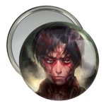 آینه جیبی خندالو مدل لیوای انیمه اتک آن تایتان Attack on Titan  کد 18511