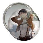 آینه جیبی خندالو مدل لیوای انیمه اتک آن تایتان Attack on Titan  کد 18526