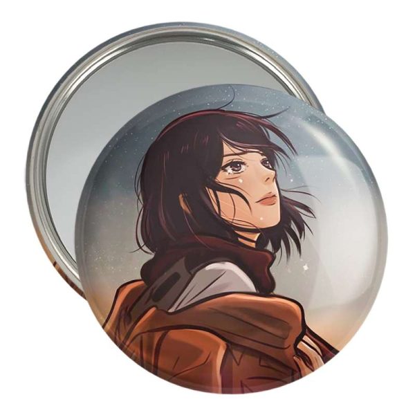 آینه جیبی خندالو مدل میکاسا اکرمن انیمه اتک آن تایتان Attack on Titan  کد 18529