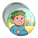 آینه جیبی خندالو مدل نیمه شعبان کودکانه کد 25538