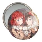 آینه جیبی خندالو مدل نیکو و ماکی انیمه لاو لایو Love Live  کد 18274