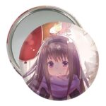 آینه جیبی خندالو مدل همورا انیمه مادوکا مجیکا Madoka Magica  کد 18358
