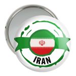 آینه جیبی خندالو مدل پرچم ایران  کد 20504