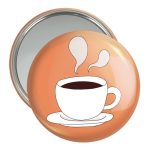 آینه جیبی خندالو مدل کافی شاپ قهوه کد 27540