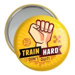 آینه جیبی خندالو مدل Train Hard  کد 10042
