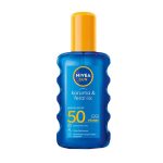اسپری ضد آفتاب بدون رنگ نیوآ SPF 50 مدل ferahlik ‌مناسب برای انواع پوست حجم 200 میلی‌لیتر
