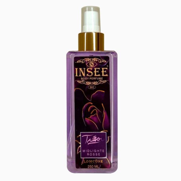 بادی اسپلش زنانه اینسی مدل Lancome Midnight Rose حجم 250 میلی لیتر