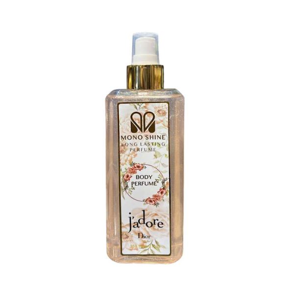 بادی اسپلش زنانه مونو شاین مدل jadore Dior حجم 250 میلی لیتر