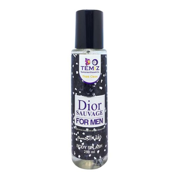 بادی اسپلش مردانه تمیز مدل Dior Sauvage حجم 250 میلی لیتر