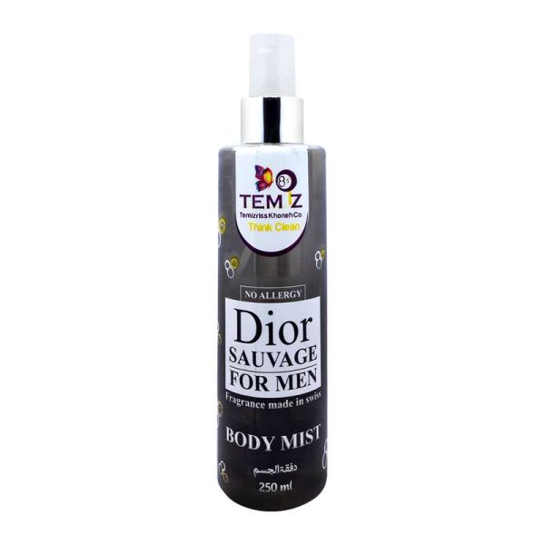 بادی میست مردانه تمیز مدل Dior Sauvage حجم 250 میلی لیتر