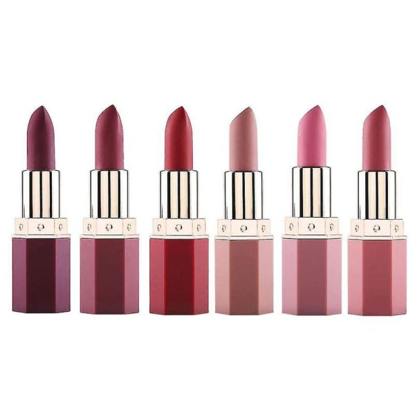 رژ لب جامد هندیان مدل Velvet مجموعه 6 عددی