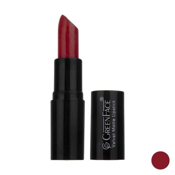 رژلب جامد گرین فیس سری Velvet Matte شماره 05