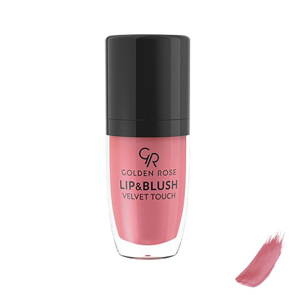 رژلب و رژگونه گلدن رز مدل Velvet Touch شماره 03