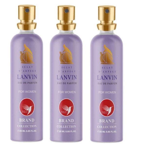 عطر جیبی زنانه برد برند کالکشن مدل اکلت حجم 25 میلی لیتر مجموعه 3 عددی