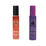 عطر جیبی زنانه هدوی استوری مدل کورکجان باکارات رژ و لانوین اکلت حجم 30 میلی لیتر مجموعه 2 عددی