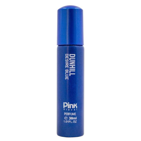عطر جیبی زنانه پینک ویژوآل مدل Dunhill Desire Blue حجم 30 میلی لیتر