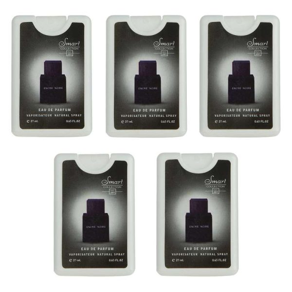 عطر جیبی مردانه اسمارت کالکشن مدل Encre Noire حجم 20 میلی لیتر مجموعه 5 عددی