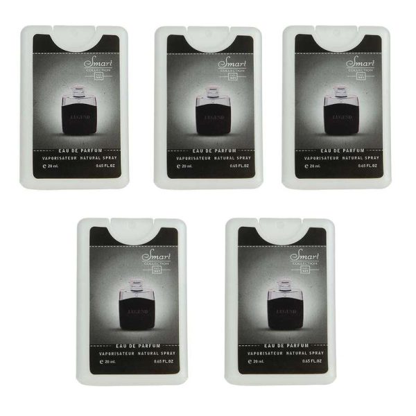 عطر جیبی مردانه اسمارت کالکشن مدل Legend حجم 20 میلی لیتر مجموعه 5 عددی