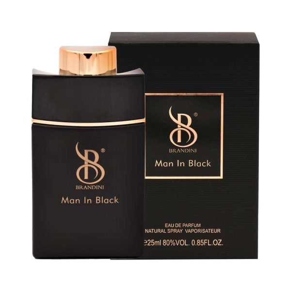 عطر جیبی مردانه برندینی مدل Man in Black حجم 25 میلی لیتر