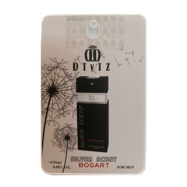 عطر جیبی مردانه دیوایز مدل Silver Scent Bogart حجم 25 میلی لیتر