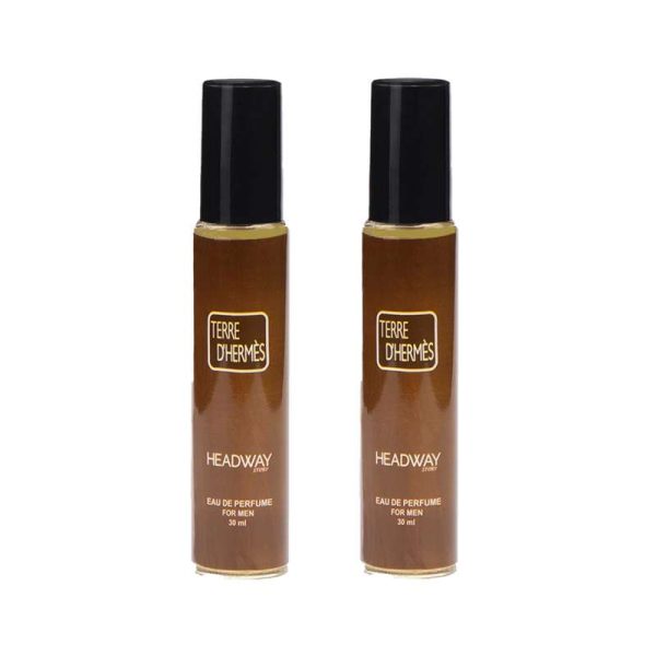 عطر جیبی مردانه هدوی استوری مدل تق هرمس حجم 30 میلی لیتر مجموعه 2 عددی
