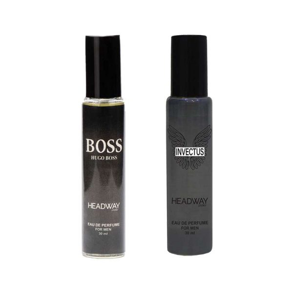 عطر جیبی مردانه هدوی استوری مدل پاکو رابان اینوکتوس و هوگو باس من حجم 30 میلی لیتر مجموعه 2 عددی