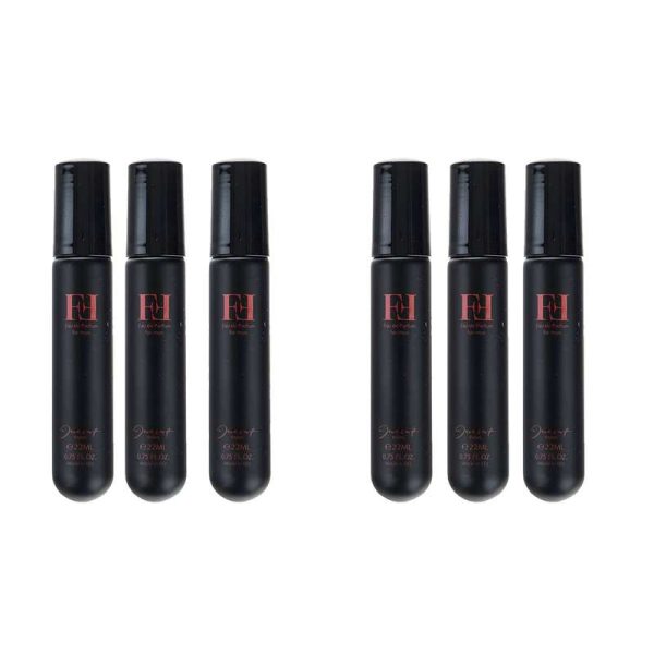 عطر جیبی مردانه ژک ساف مدل FF حجم 22 میلی لیتر مجموعه 6 عددی