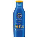 لوسیون ضد آفتاب بدون رنگ نیوآ SPF 50 مدل NEM50 مناسب برای انواع پوست حجم 100 میلی‌لیتر