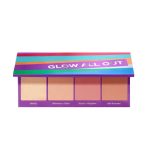 پالت رژ گونه و هایلایتر کلینیک مدل Glow all out medium to deeper