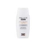 کرم ضد آفتاب بدون رنگ ایزدین SPF 50 مدل Spot Prevent Fusion Fluid ‌مناسب انواع پوست حجم 50 میلی‌لیتر