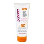 کرم ضد آفتاب بدون رنگ باباریا SPF 50 مدل ‌ROSA MOSQUETA مناسب برای انواع پوست حجم 75 میلی‌لیتر