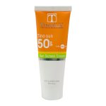 کرم ضد آفتاب بدون رنگ تینولا بیوتی spf 50 مدل 001 مناسب پوست‌های چرب حجم 40 میلی لیتر