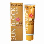 کرم ضد آفتاب بدون رنگ مکس لیدی  SPF 60 مدل  Anti Frekle مناسب برای انواع پوست حجم 125 میلی لیتر