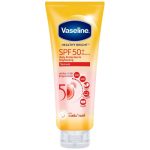 کرم ضد آفتاب بدون رنگ وازلین +SPF 50 مدل HEALTHY BRIGHT ‌مناسب انواع پوست حجم 300 میلی‌لیتر