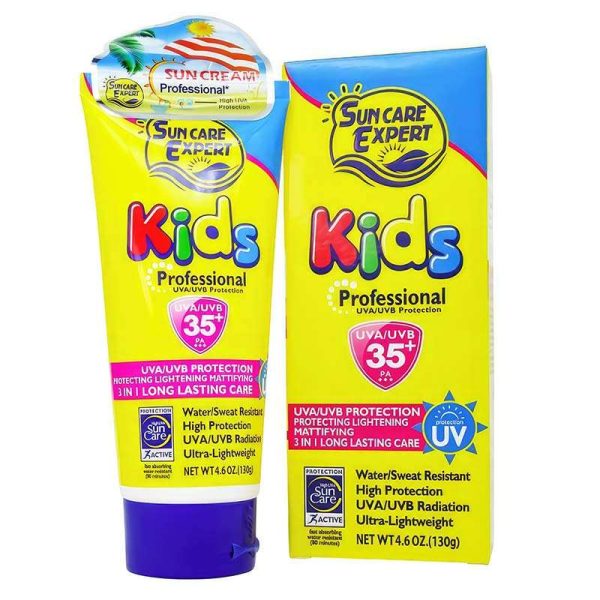 کرم ضد آفتاب بدون رنگ وکالی SPF 35 مدل Professional مناسب برای انواع پوست حجم 130 میلی‌لیتر