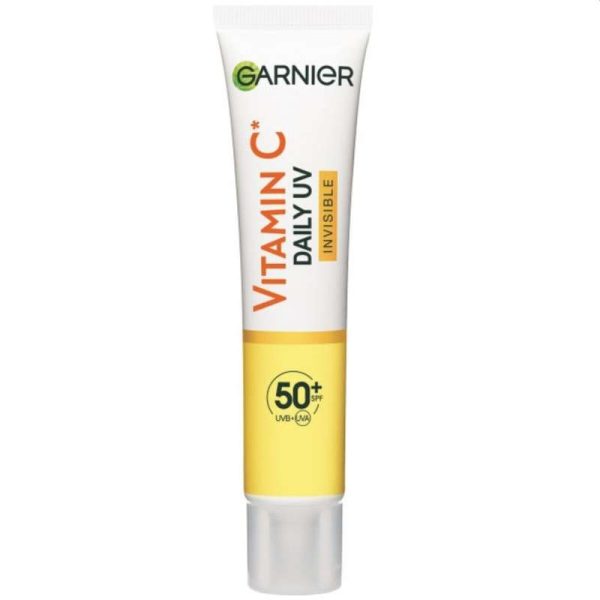 کرم ضد آفتاب بدون رنگ گارنیه SPF 50 مدل Görünmez Doku ‌مناسب انواع پوست‌ حجم 45 میلی‌لیتر