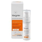 کرم ضد آفتاب بی رنگ مارگریت SPF 30 مدل 03 ‌مناسب پوست های حساس حجم 50 میلی‌لیتر