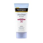 کرم ضد آفتاب بی رنگ نوتروژینا SPF 30 مدل Ultra Sheer مناسب پوست‌های خشک حجم 147 میلی‌لیتر