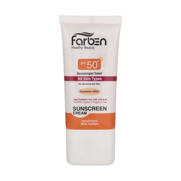 کرم ضد آفتاب رنگی فاربن مدل Hypoallergenic حجم 50 میلی لیتر