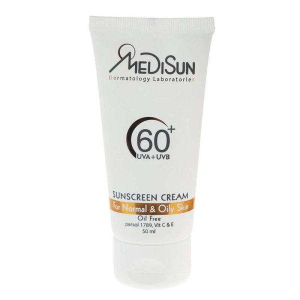 کرم ضد آفتاب مدیسان سری Normal And Oily Skin مدل Without Color حجم 50 میلی لیتر