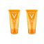 کرم ضد آفتاب ویشی مدل Velvety حجم 50 میلی لیتر مجموعه 2 عددی