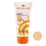 کرم ضد آفتاب پوست چرب آنته لوپه حاوی ویتامین E مدل Oil Free Vit E رنگ بژ طبیعی حجم 50 میلی لیتر
