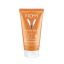 کرم ضدآفتاب بی رنگ ویشی spf 50 مدل velvety protective مناسب پوست های نرمال تا خشک حجم 50 میلی لیتر