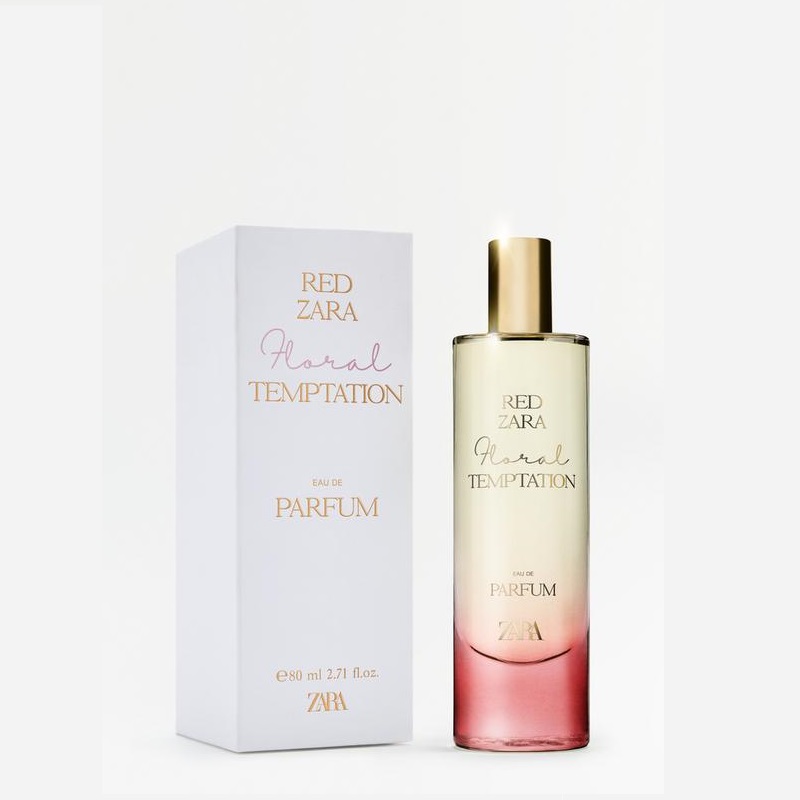 عطر زنانه زارا مدل فلورال رِد تمپتیشن حجم 80 میلی لیتر کد 0406