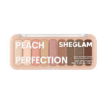 پالت سایه چشم شیگلم مدل peach perfection وزن 7.6 گرم با جلوه رنگ ترکیبی و پیگمنت متوسط در تنالیته اسموکی