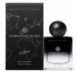 ادو پرفیوم مردانه رویال پلاتینیوم مدل Alexander black با رایحه خنک حجم 50 میلی لیتر